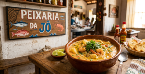 Caldo de Camarão com Mandioca 🥣🍤🥑