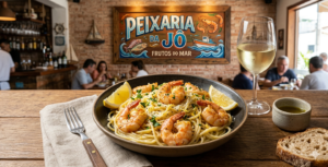 Espaguete ao Limone com Camarão 🍝🍋🦐
