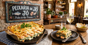 Lasanha de Camarão ao Molho Branco 🍤🥛🧀